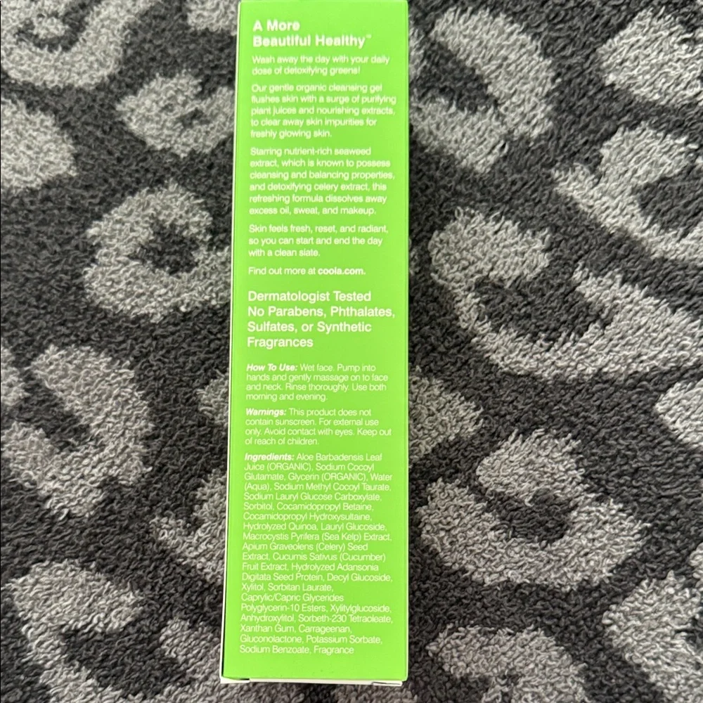 COOLA Organic Detoxifying Facial Cleansing Gel